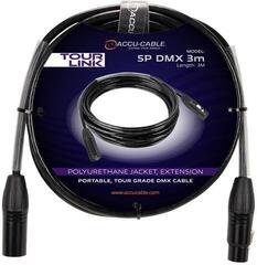 Kabel za DMX svetlo Accu Cable Tour Link 5P DMX 3m Ravni - Ravni Kabel za DMX svetlo