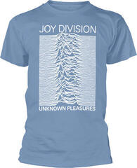 T-Shirt Joy Division Unknown Pleasures White On Blue Light Blue M T-Shirt