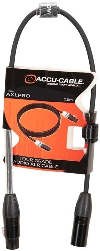 Mikrofonkábel Accu Cable AXLPRO 0,5 m Mikrofonkábel
