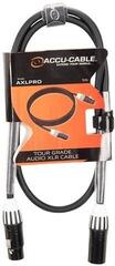 Mikrofonski kabel Accu Cable AXLPRO Crna