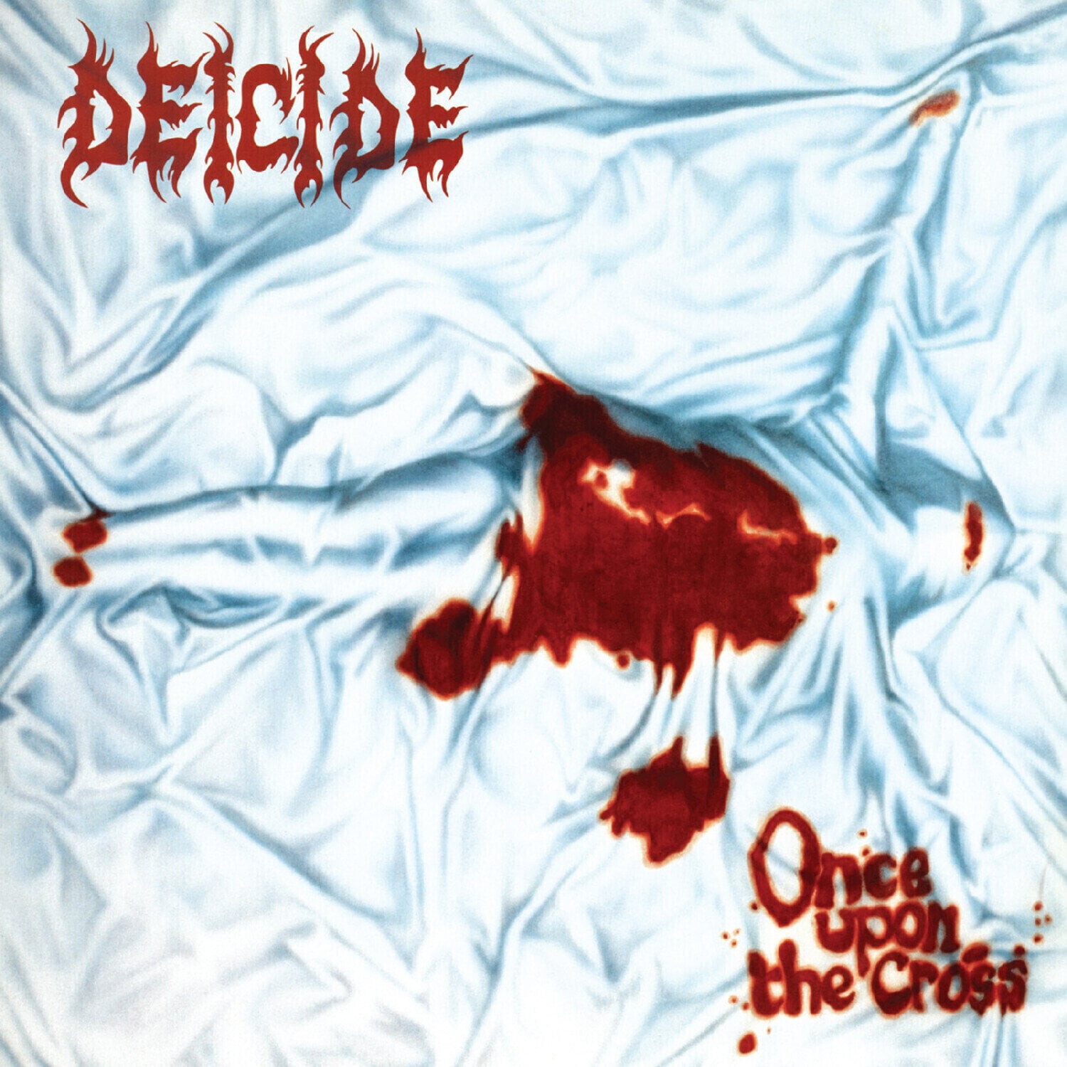 Vinylplade Deicide - Once Upon The Cross (Reissue) (Remastered) (Transparent Milky Clear/Blood Splatter Coloured) (LP)