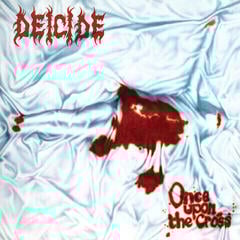 Vinylplade Deicide - Once Upon The Cross (Reissue) (Remastered) (Transparent Milky Clear/Blood Splatter Coloured) (LP)