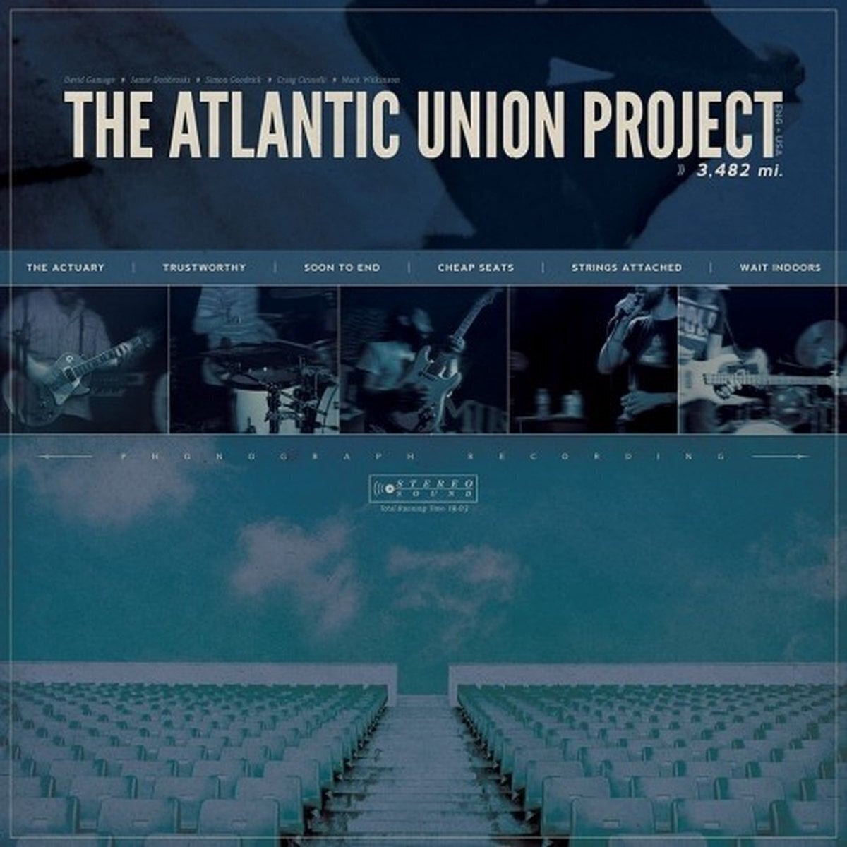 Vinyl Record The Atlantic Union Project - 3,482 Mi. (LP)