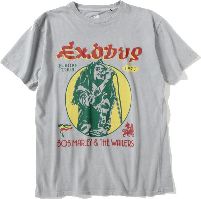 T-Shirt Bob Marley 1977 Tour (Wash Collection) Grey S T-Shirt