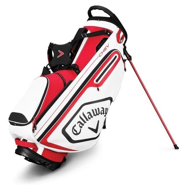 Golftaske Callaway Chev Red/White/Black Stand Bag 2019