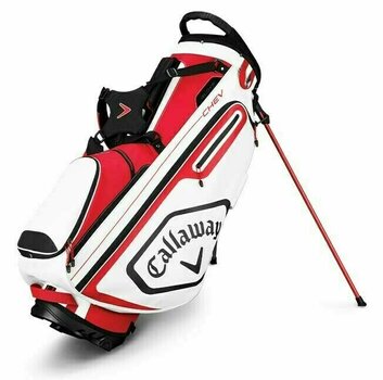 Bolsa de golf Callaway Chev Red/White/Black Stand Bag 2019 - 1