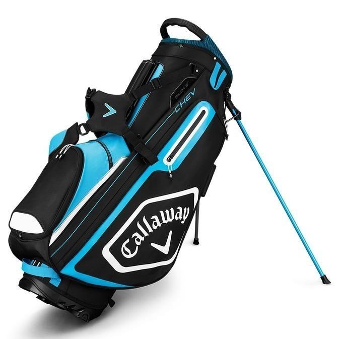 Golftaske Callaway Chev Black/Blue/White Stand Bag 2019