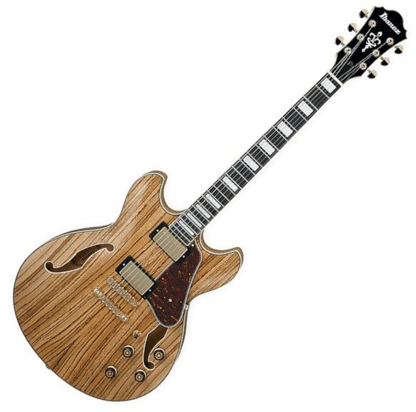 Halvakustisk gitarr Ibanez AS93ZW-NT Natural High Gloss