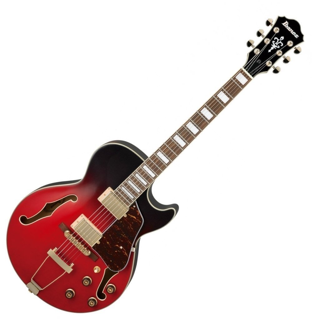 Halvakustisk gitarr Ibanez AG75G-SCG Scarlet Gradation