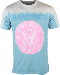 T-Shirt Ramones Rocket To Russia (Wash Collection) Blue 2XL T-Shirt