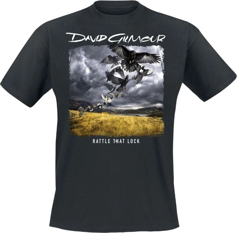 T-Shirt David Gilmour Rattle That Lock Charcoal Grey S T-Shirt