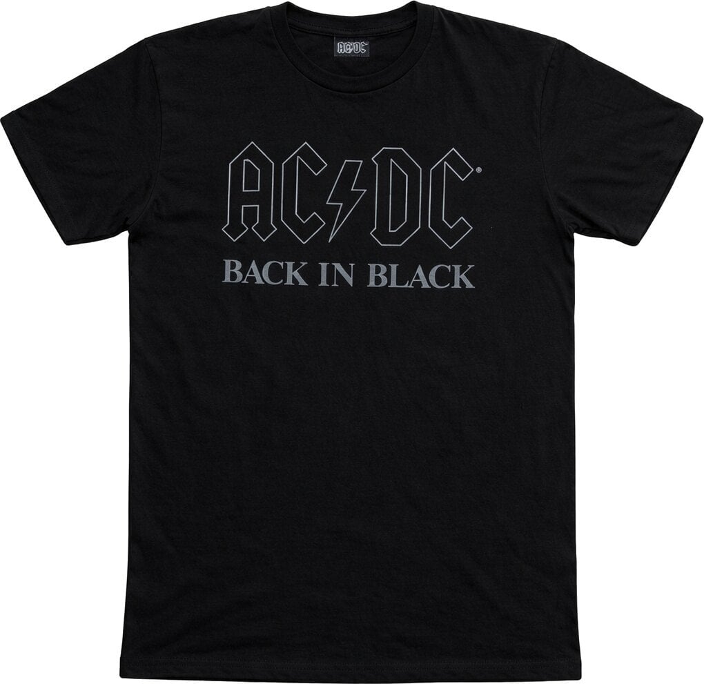T-Shirt AC/DC Back In Black Black L T-Shirt