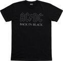 AC/DC Back In Black Black L Skjorte