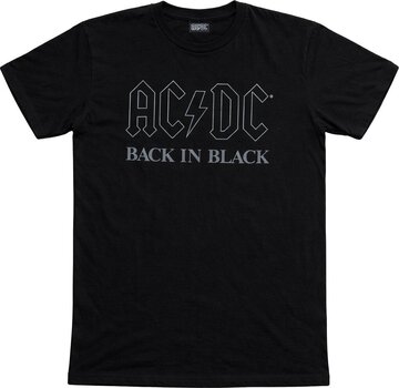 T-Shirt AC/DC Back In Black Black XL T-Shirt - 1