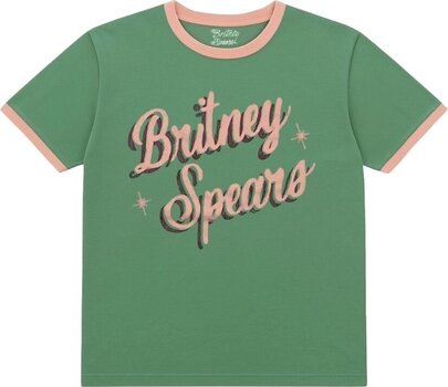 T-shirt Britney Spears Retro Text Green 2XL T-shirt - 1