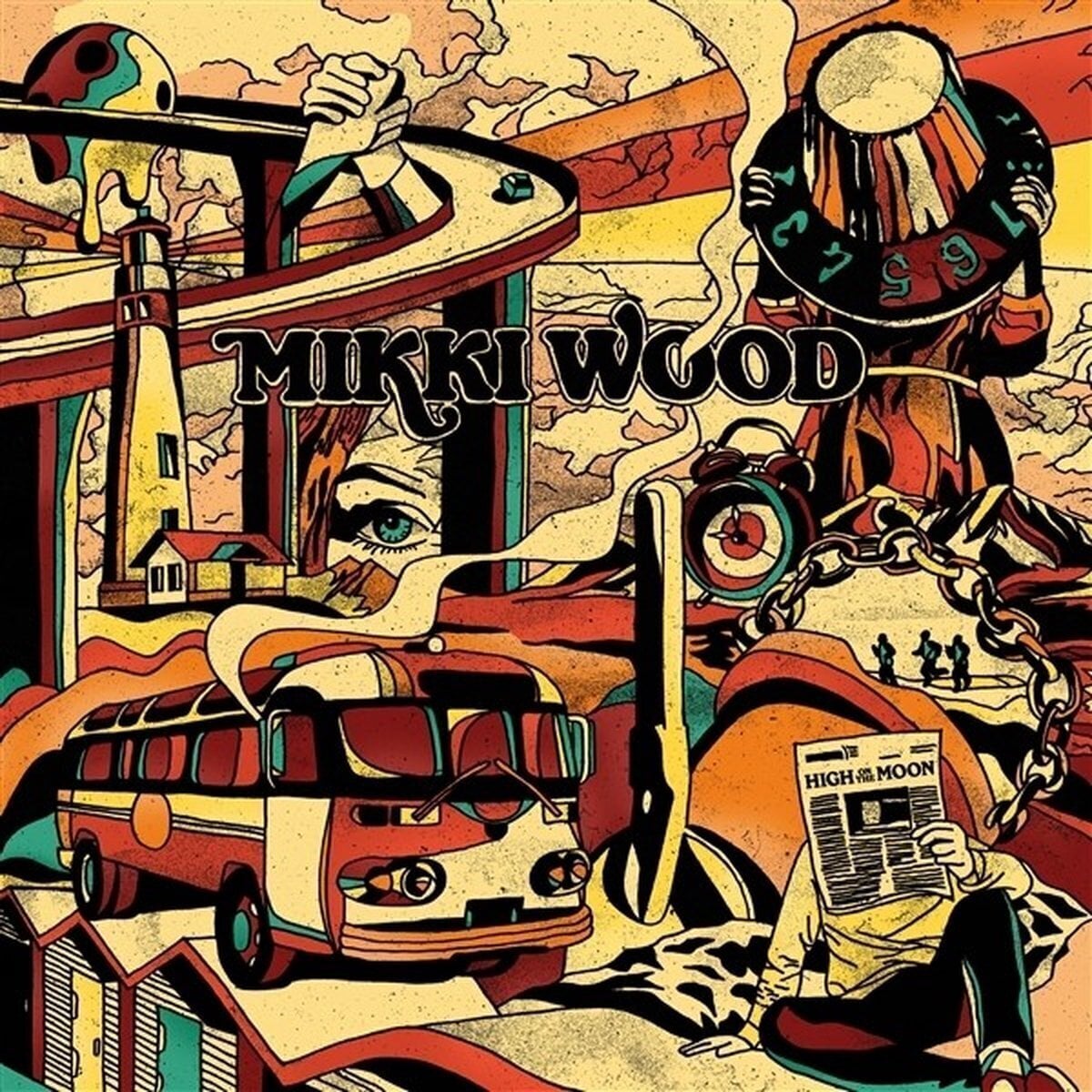 LP ploča Mikki Wood - High on the Moon (LP)