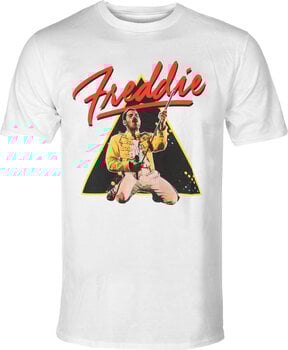 T-Shirt Freddie Mercury Triangle White 2XL T-Shirt - 1