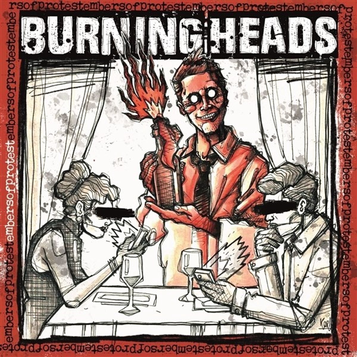 Disco de vinil Burning Heads - Embers Of Protest (LP)