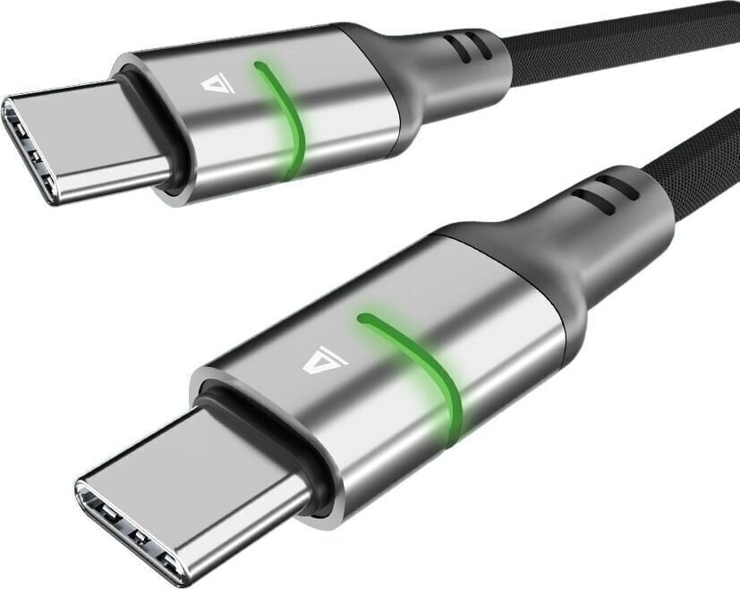 USB-kabel Avax CB633 STEELY LED 2 m USB-kabel