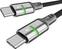 USB-kabel Avax CB633 STEELY LED 2 m USB-kabel