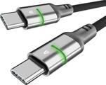 Avax CB633 STEELY LED 2 m USB-kabel