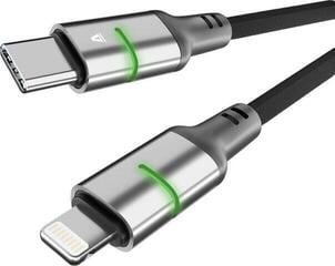 USB-kabel Avax CB635 STEELY LED 1 m USB-kabel