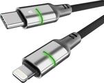 Avax CB635 STEELY LED 1 m Cablu USB