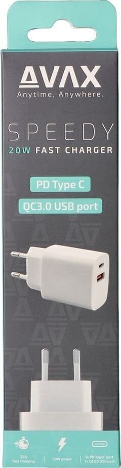 Adaptador de alimentação elétrica Avax CH320 SPEEDY Adaptador de alimentação elétrica