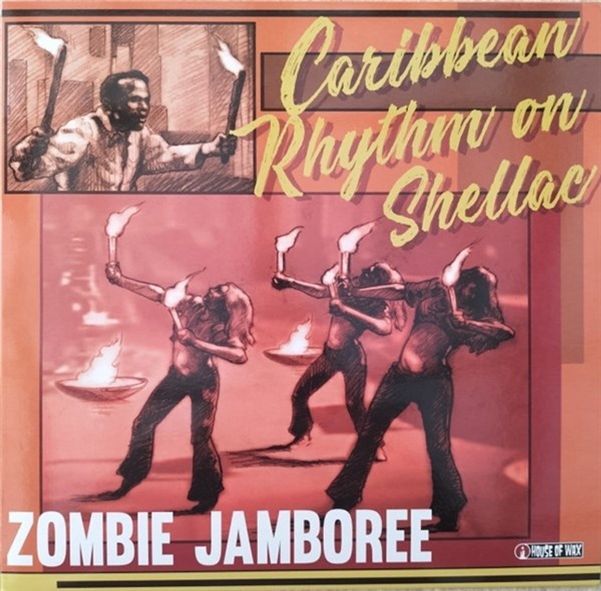 Vinylplate Various Artists - Zombie Jamboree / Carribean Rhythm on Shellac (LP)