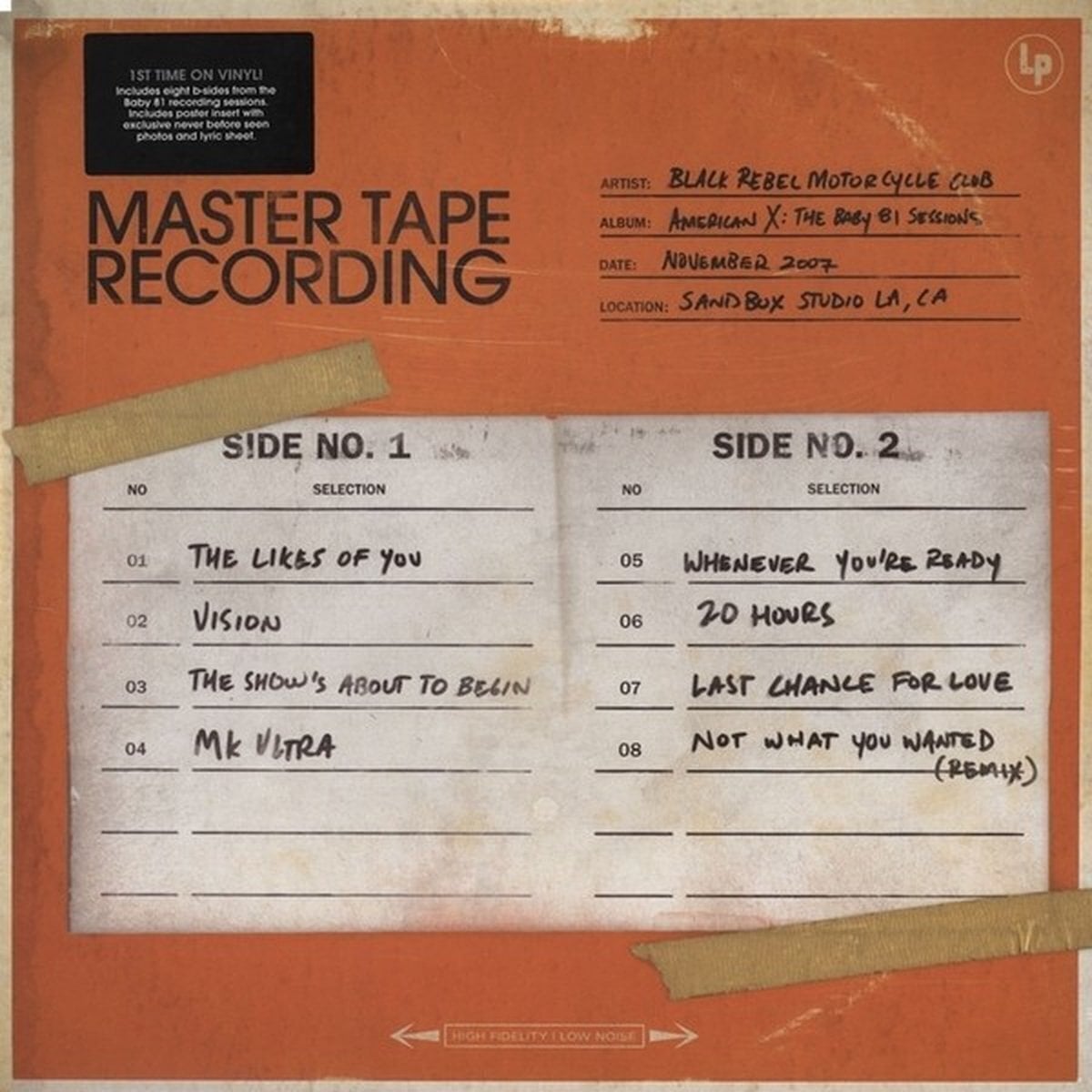 Disque vinyle Black Rebel Motorcycle Club - American X: Baby 81 Sessions (Limited Edition) (LP)