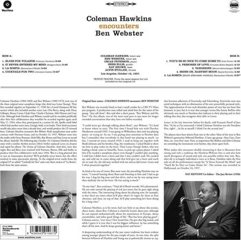 Vinylplate Coleman Hawkins & Ben Webster - Coleman Hawkins Encounters Ben Webster (Limited Edition) (180 g) (LP) - 1
