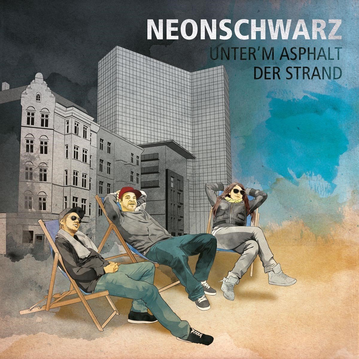 Вінілові платівки Neonschwarz - Unter'm Asphalt Der Strand (LP)