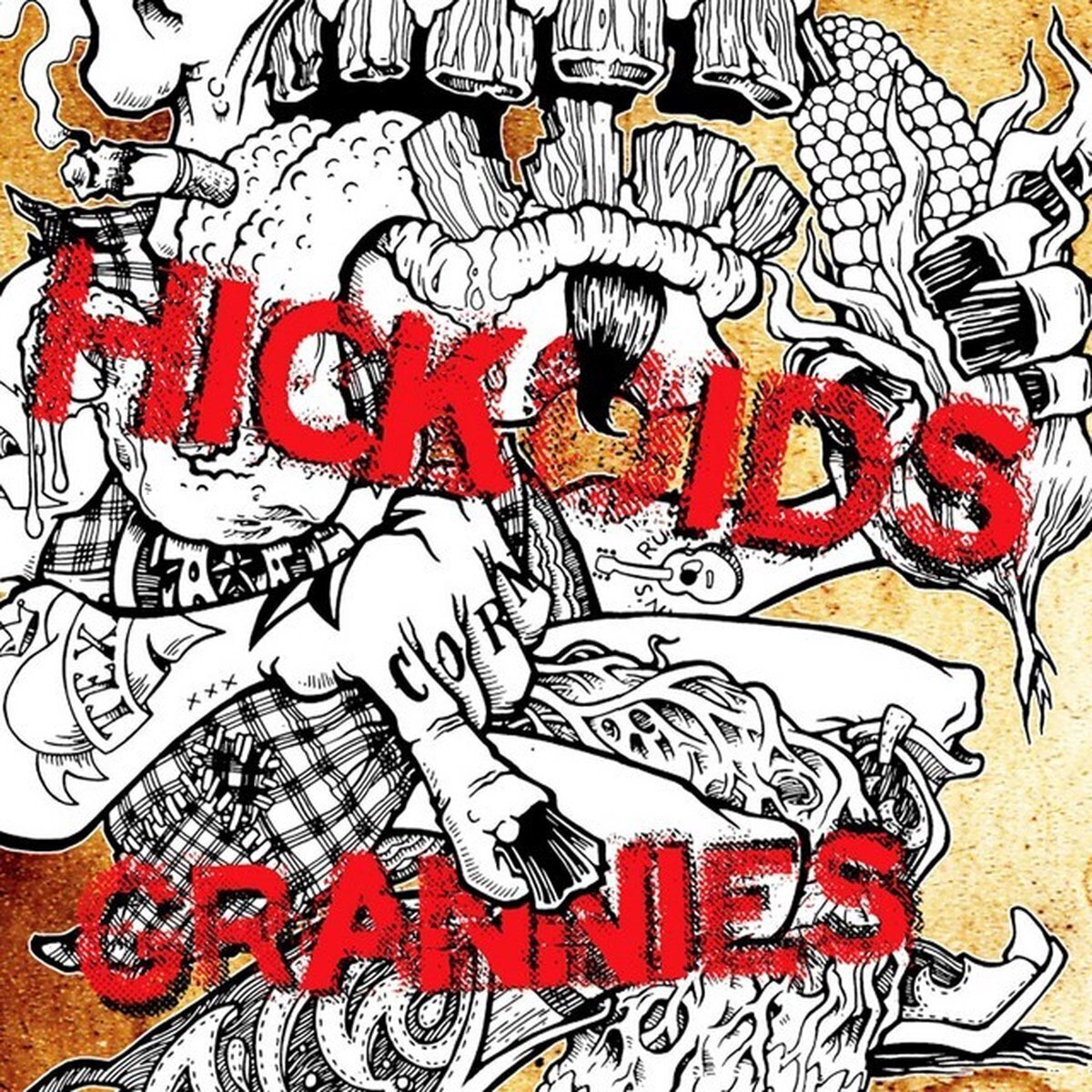 Vinylplate Hickoids & The Grannies - 300 Years Of Punk Rock (LP)