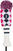 Cobertura para a cabeça Callaway Pom Pom Driver Headcover 18 White/Pink/Titanium