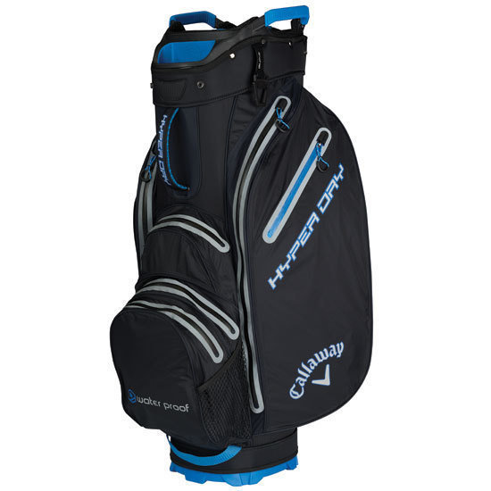 Чантa за голф Callaway Hyper Dry Black/Royal/Silver Cart Bag 2019