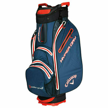 Golf Bag Callaway Hyper Dry Navy/Titanium/Orange Cart Bag 2019 - 1