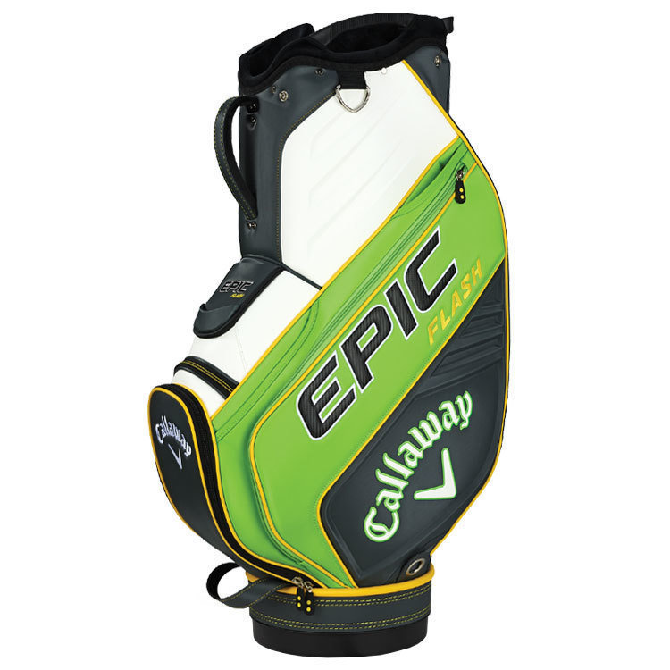 Golf Bag Callaway Epic Flash Staff Bag Trolley 19 Green/Charcoal/White