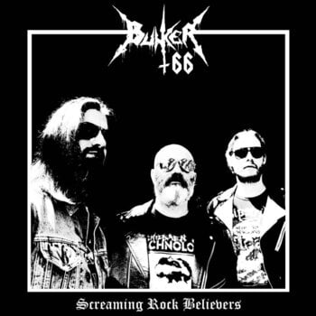 LP deska Bunker 66 - Screaming Rock Believers (White Label) (White & Grey Splatter Coloured) (LP) - 1