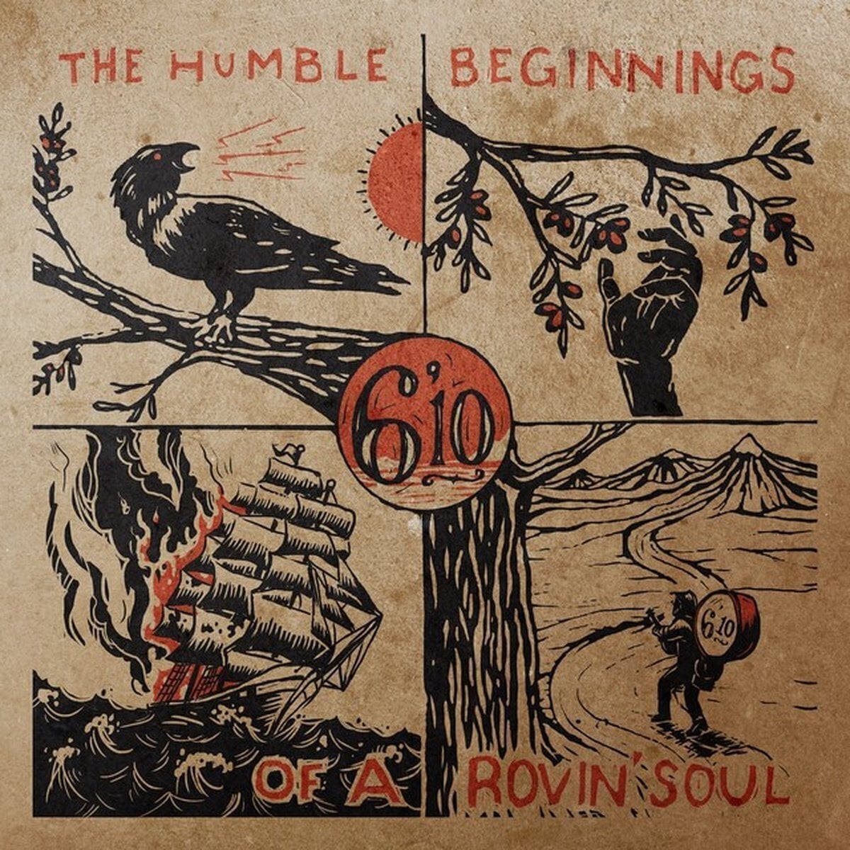 Disque vinyle 6'10 - The Humble Beginnings Of A Rovin' Soul (Limited Edition) (LP)