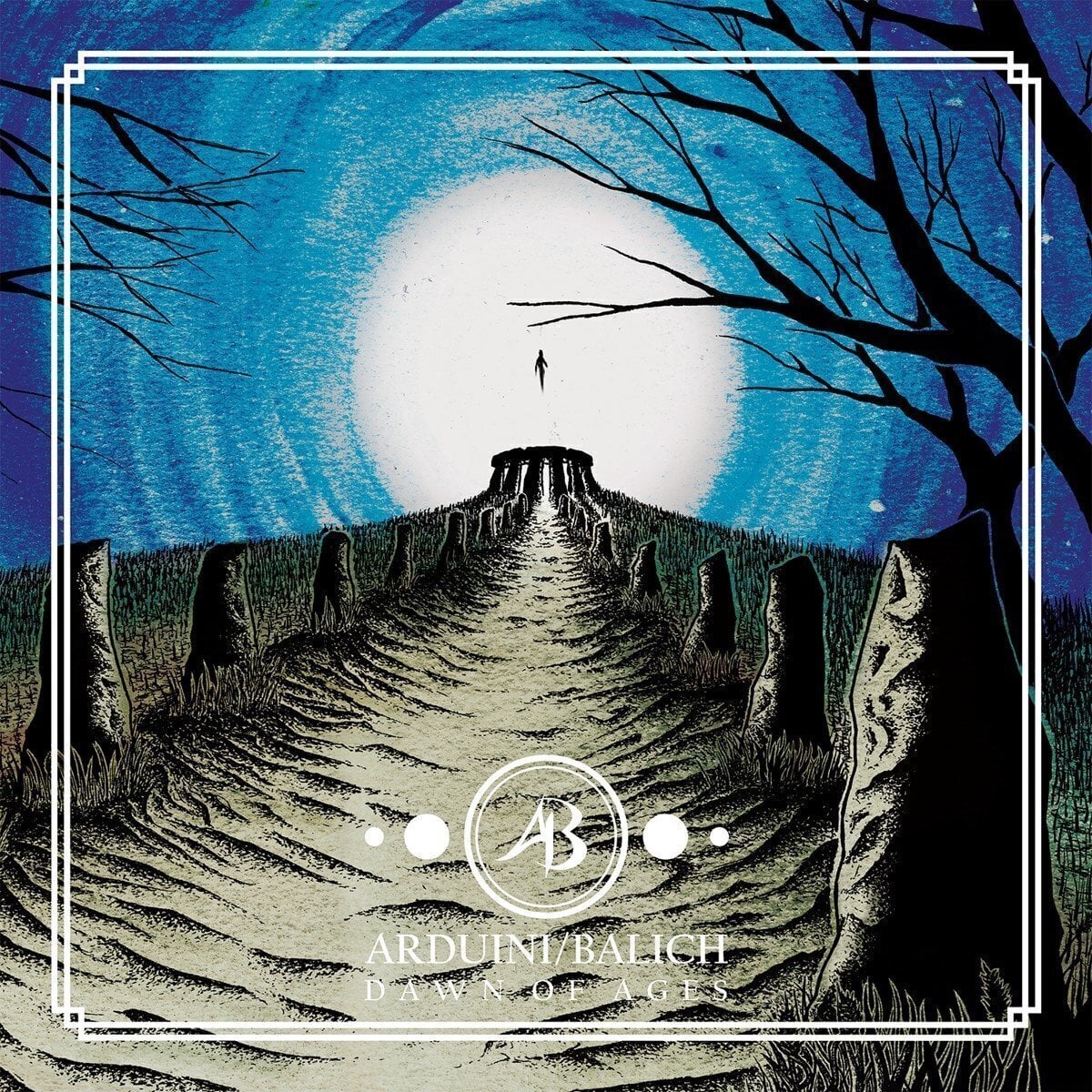 LP deska Victor Arduini & Brian Balich - Dawn Of Ages (Blue with White Splatter Coloured) (2 LP)