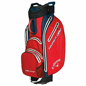 Чантa за голф Callaway Hyper Dry Red/Navy/White Cart Bag 2019 - 1