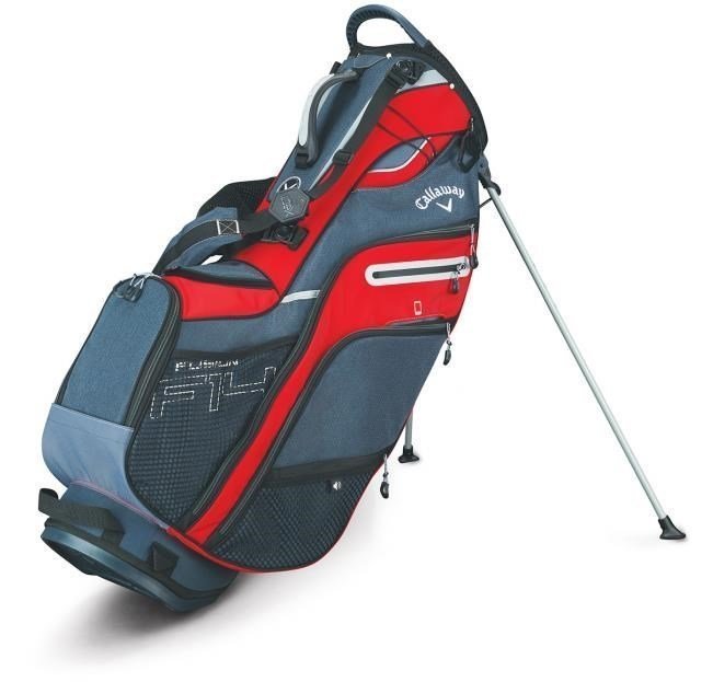 Golf Bag Callaway Fusion 14 Red/Titanium/Silver Stand Bag 2019