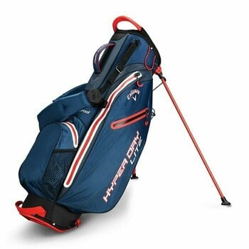 Golf Bag Callaway Hyper Dry Lite Double Strap Navy/Titanium/Orange Stand Bag 2019 - 1