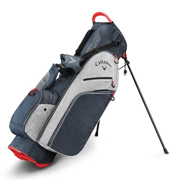 Golfbag Callaway Fusion Zero Titanium/Silver/Orange Stand Bag 2019