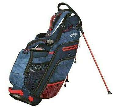 Stand Bag Callaway Fusion 14 Navy Camo/Red/White Stand Bag 2019 - 1
