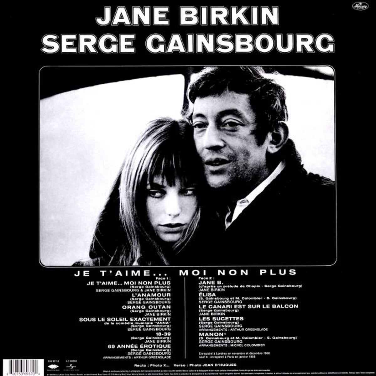 LP ploča Serge Gainsbourg & Jane Birkin - Jane Birkin - Serge Gainsbourg (Reissue) (LP)