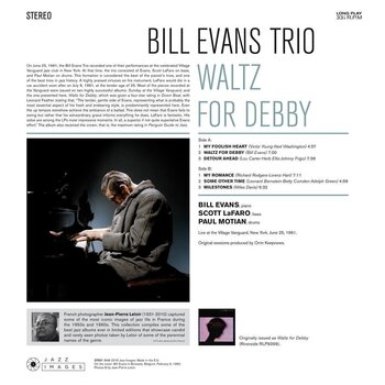 Płyta winylowa The Bill Evans Trio - Waltz For Debby (Deluxe Edition) (180 g) (LP) - 1