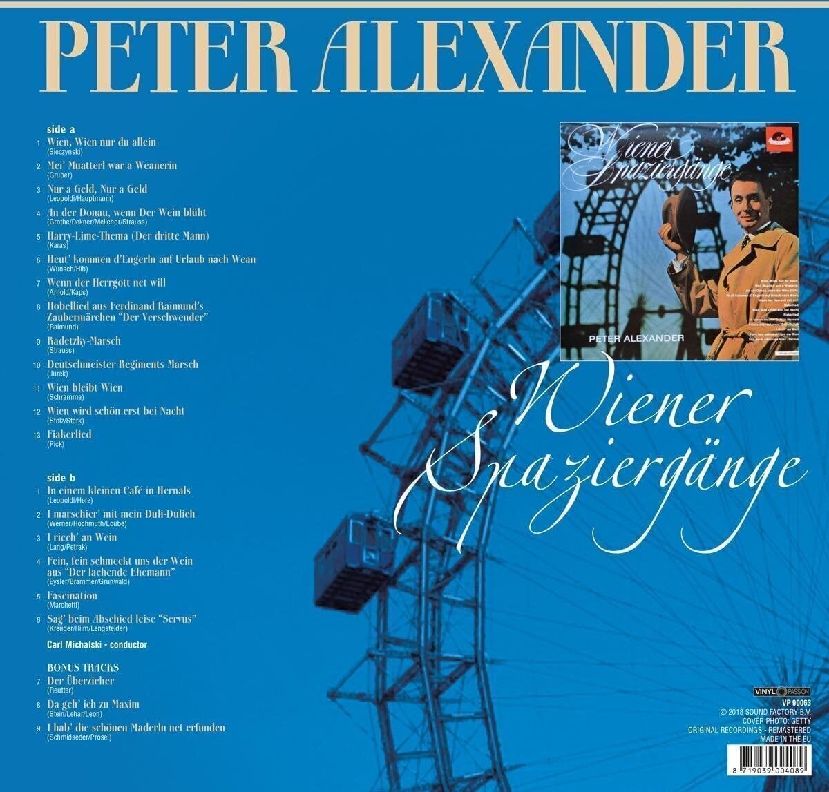 LP platňa Peter Alexander - Wiener Spaziergänge (Reissue) (LP)