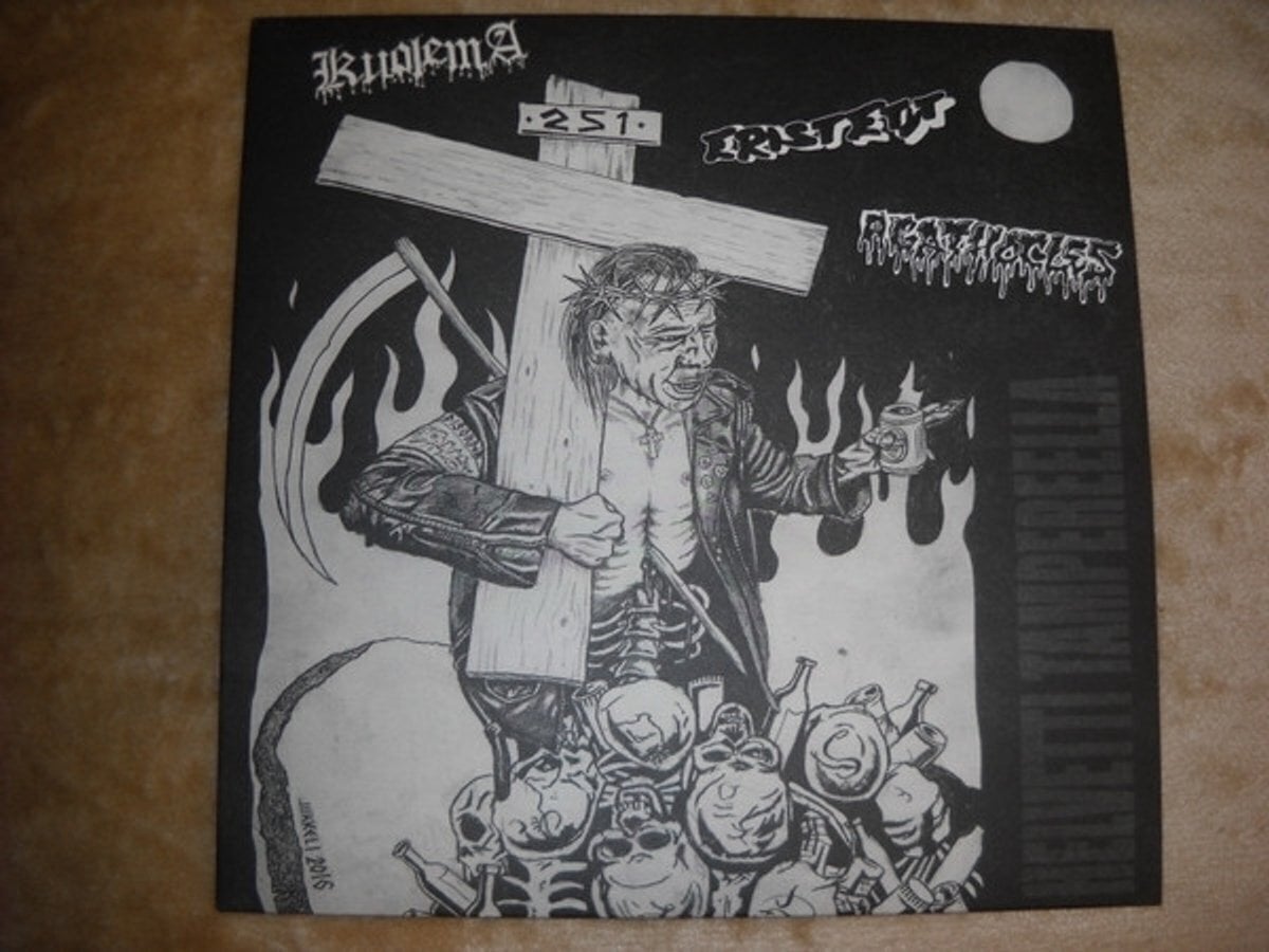 Disco de vinilo Eristetyt & Agathocles & Kuolema - Helvetti Tampereella (LP)