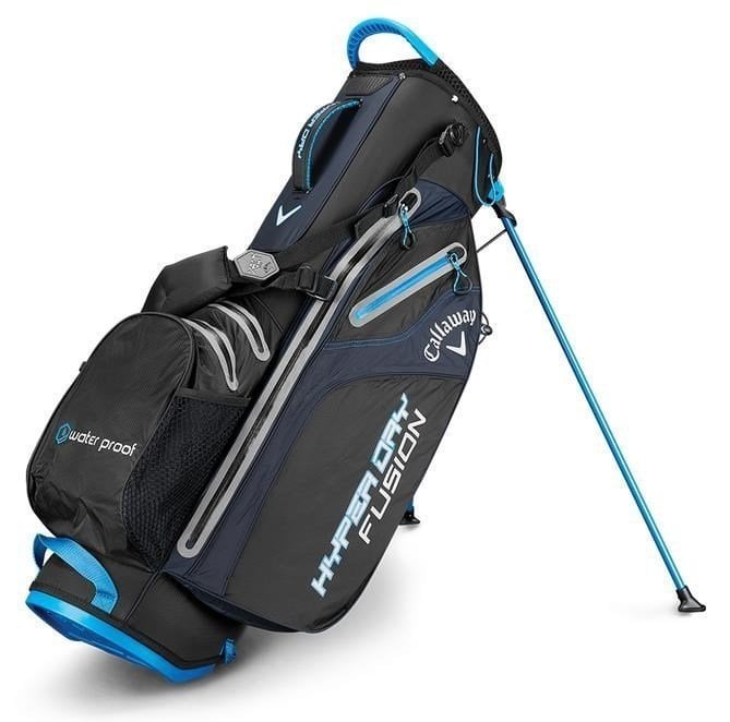 Bolsa de golf Callaway Hyper Dry Fusion Black/Royal/Silver Stand Bag 2019